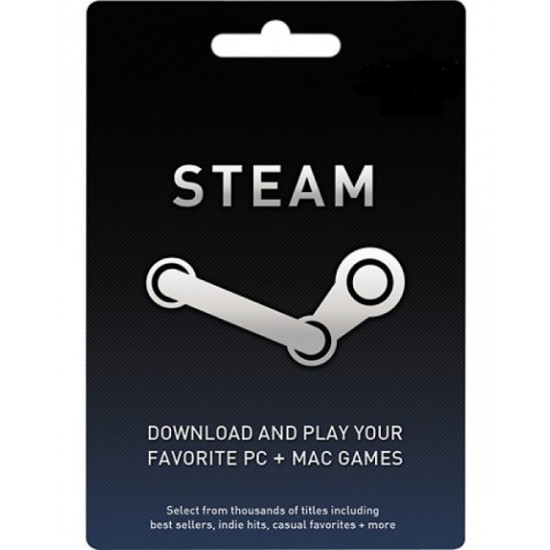 Steam Wallet Card 20 USD