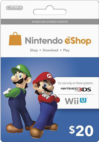 Nintendo card clearance 20